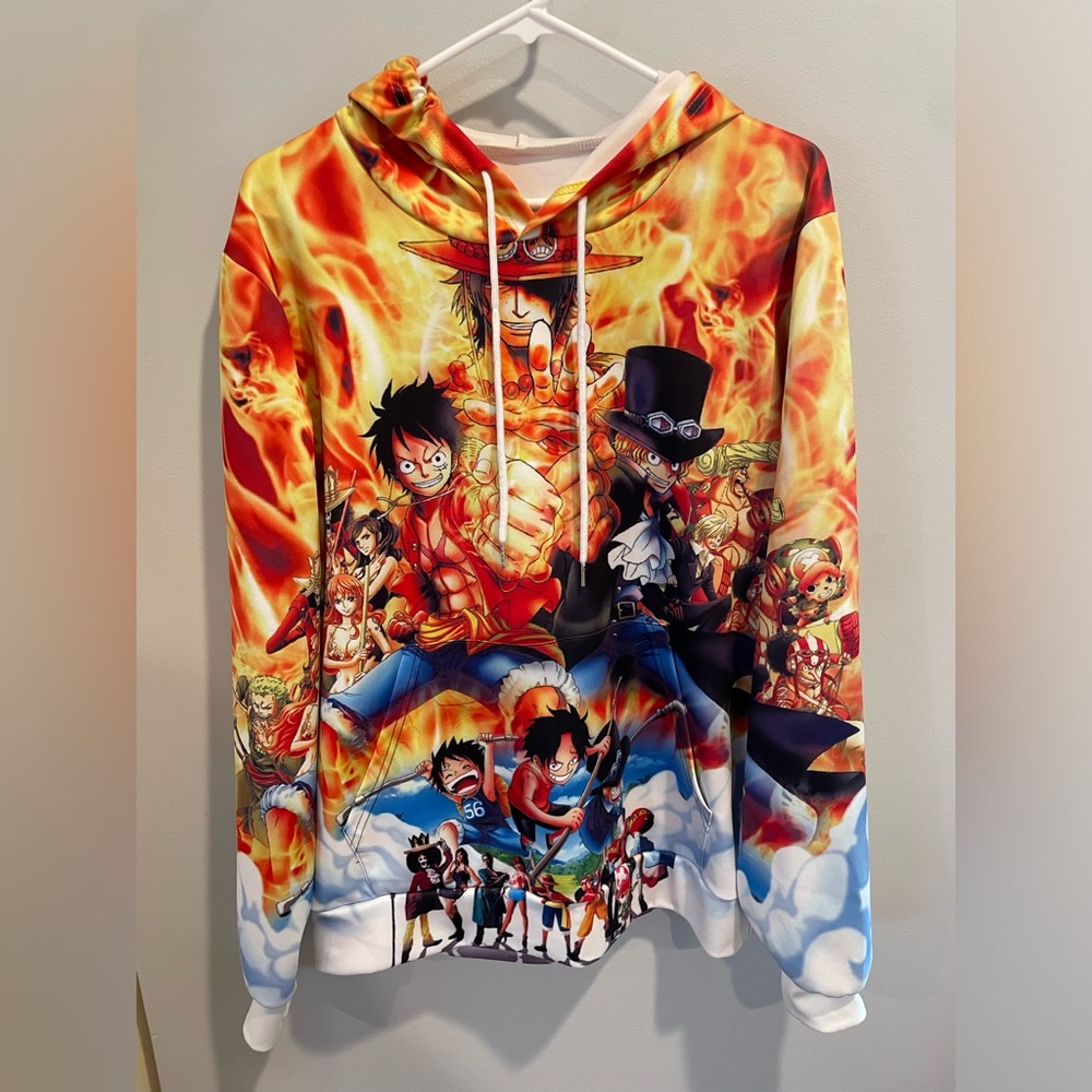 Anime One Piece Hoodie - Fire Fist Ace